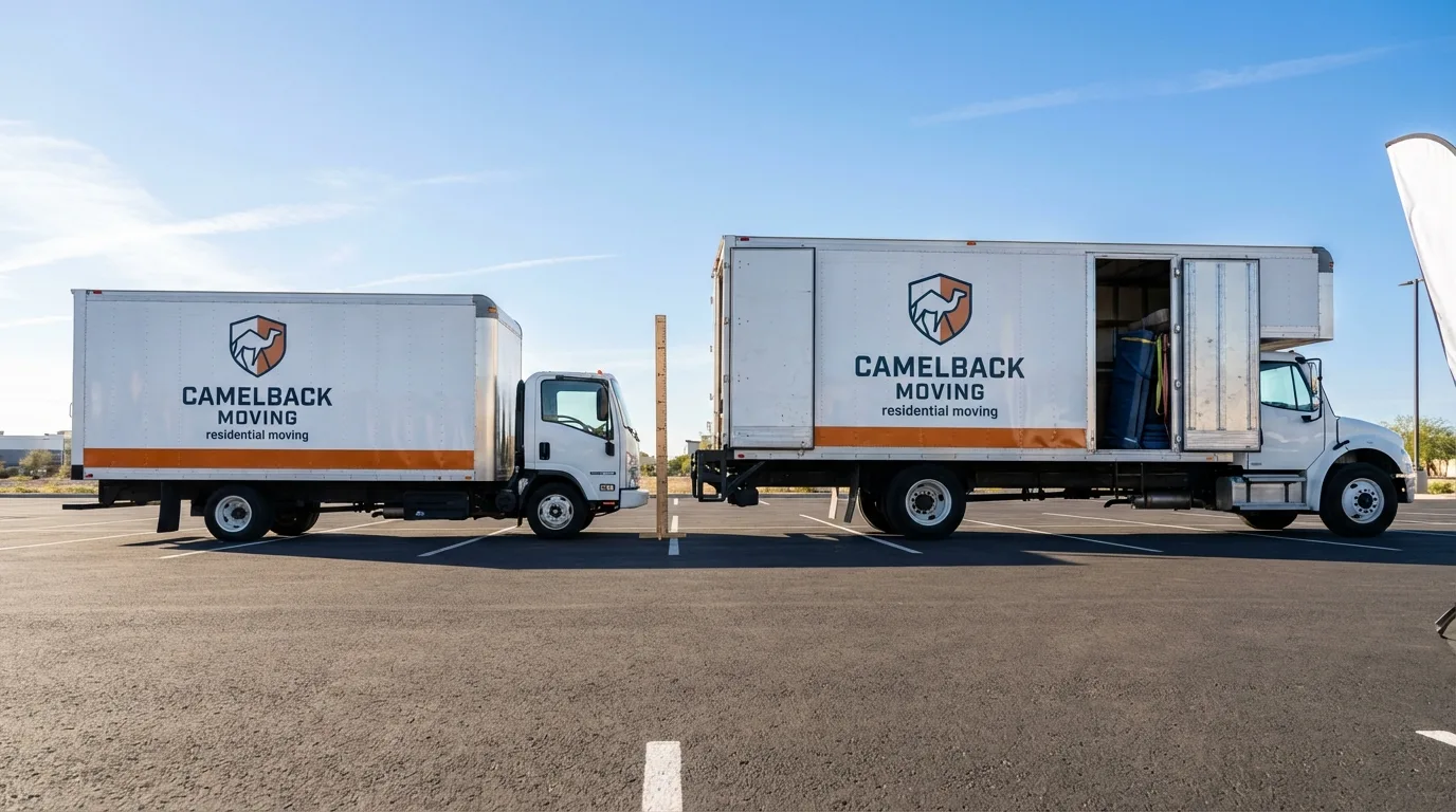 Moving truck size capacity guide in Olmsted Falls